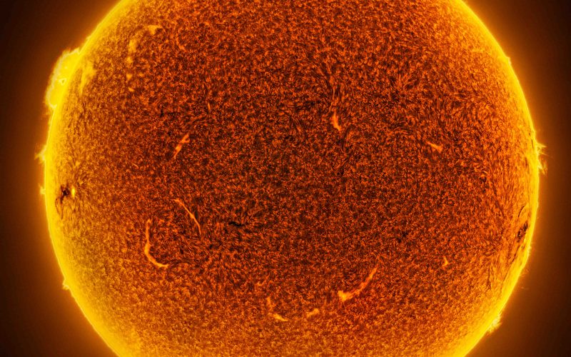 Sun erupts in spectacular close-up as giant flares burst from its edge